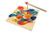 Magnetic fishing puzzle game