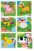 Picture cubes puzzle – farm animals, 3×3