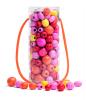 Beads in tube - orange