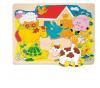 Shape puzzle – farm animals