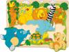 Shape puzzle - African animals