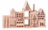 Wooden bricks - natural - Karla, 200 pcs