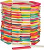 Wooden bricks - coloured - Simona, 200pcs