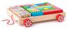 Cart with blocks, 35 pcs