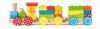 Stacking train, printed blocks - small