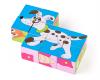 Picture cubes – colourful animals, 9pcs