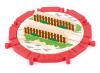 Four-way train turntable - large, wood/plastic