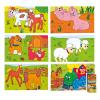 Picture cubes puzzle – Happy Engine&farm animals, 3×5
