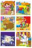 Picture cubes puzzle – Happy Engine, circus, 3×3