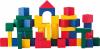 Coloured wooden blocks, 50pcs