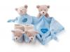 Baby set Lumpin (doudou, rattle, shoes) in gift box