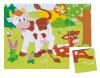 Picture cubes puzzle - Happy Engine and various animals, 4x5 cubes