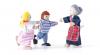 Dolls for doll house - farm family, 6 pcs