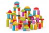 Toddler wooden blocks- natural/colored, 2,5 cm