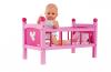 Doll bed with bedding - Trendy
