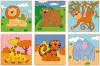 Puzzle Blocks - exotic animals