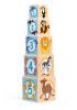 Stacking and nesting picture blocks - ´´Animals´´, 5pcs