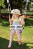 Toddlers wooden swing