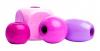 Beads in tube - pink