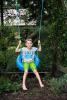 Tire swing - blue