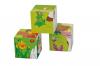Picture cubes puzzle - Happy Engine and various animals, 4x5 cubes