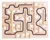 Wooden labyrinth with a ball