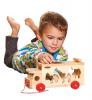 Shape sorting truck with animals
