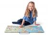 Magnetic map of Europe , board game 3in1, EN