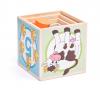 Stacking and nesting picture blocks - ´´Animals´´, 5pcs