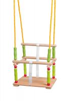 Swing with backrest - natural/coloured