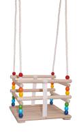 Toddlers wooden swing