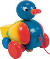 Pull along duck, blue