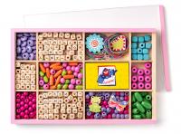 Stringing beads ´´Alphabet´´