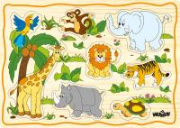 Peg puzzle, displ. 12pcs