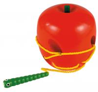 Lacing apple and worm
