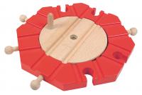 Four-way train turntable