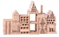 Wooden bricks - natural - Karla, 200 pcs