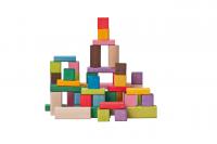 Wooden blocks, FSC - 50pcs, 2,5x2,5x2,5cm
