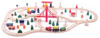 Railway set including truss bridge, 90pcs