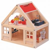Doll house with accessories, 21 pcs