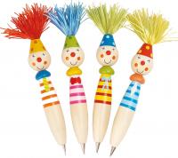 Ballpoint pen - clauns, displ. 16pcs