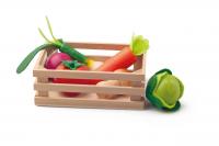 Crate with vegetables