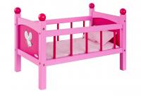 Doll bed with bedding - Trendy
