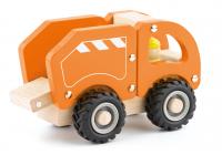 Wooden toy car - Garbage truck