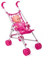 Golf baby stroller with doll