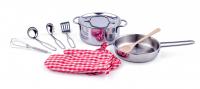 Pots for the toy kitchen set - 10pcs