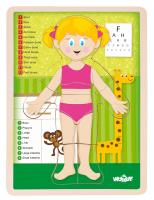 Human body puzzle - Girl EN