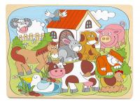 Shape puzzle – Farm animals