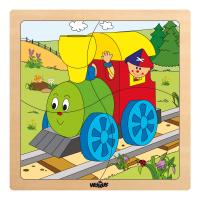 Baby puzzle - Happy Engine, 4pcs