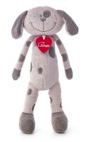 Flavio grey dog, medium 30cm